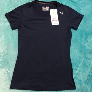 XS Navy Blue Under Armour Crew Neck T—Shirt